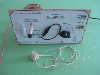 AM and short wave crystal radio.