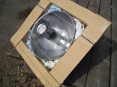 Bowl in a box solar cooker.