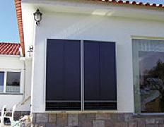 Twinsolar mounted on a wall.
