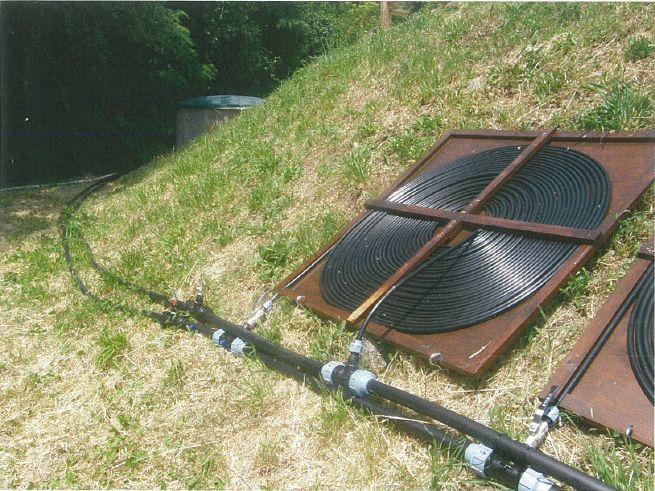  connection between pump &amp; filter chamber and solar pool heater panels