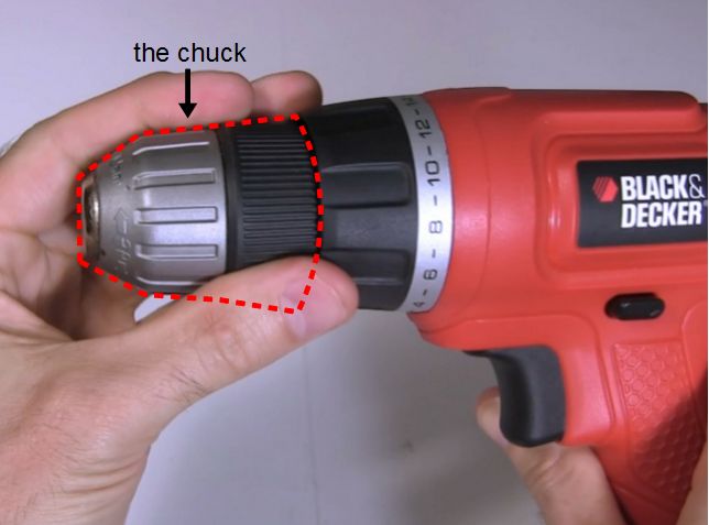 black and decker drill how to remove bit