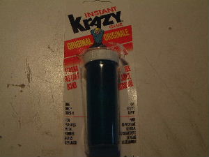 Original Krazy Glue used for the electric field
      thruster.
