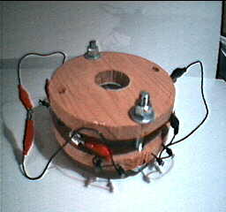 Electric rocket mark 1 completed device top view.