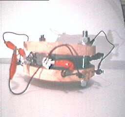 Electric rocket mark 1 completed device front view.