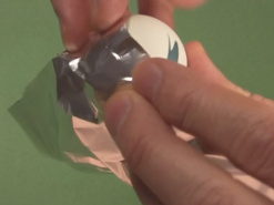2. Wrap the ball in aluminum foil for the ball cyclotron/
      electrostatic accelerator.