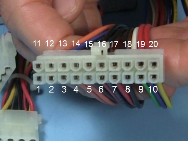 20 pin 12v atx power connector definition