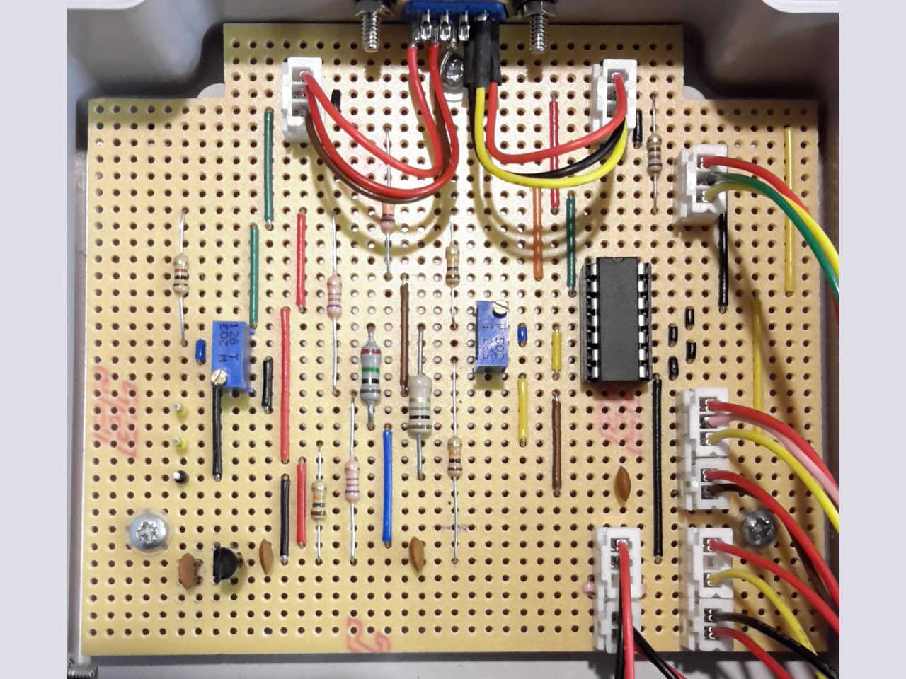 DIY multi-range gauss/mT meter circuit board.