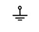 Electronic symbol for an Earth ground.