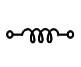 Electronic symbol for an inductor/coil