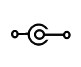 Electronic symbol for a jack socket, earphone connector