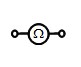 Electronic symbol for a ohmmeter