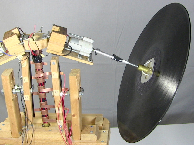 One gyroscope motor and disk.
