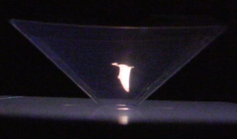 Diy Hologram Using A 4 Sided Pyramid