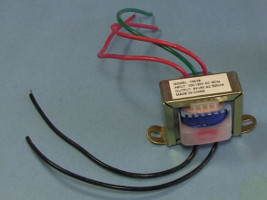 Doorbell transformer for use with the laser communicator.