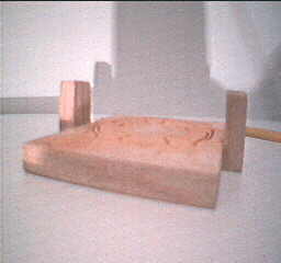 Hole part for the cookie cutter - front view.